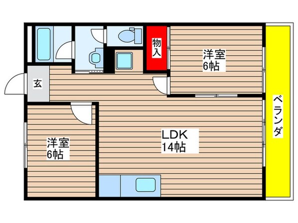 仁ビルの物件間取画像